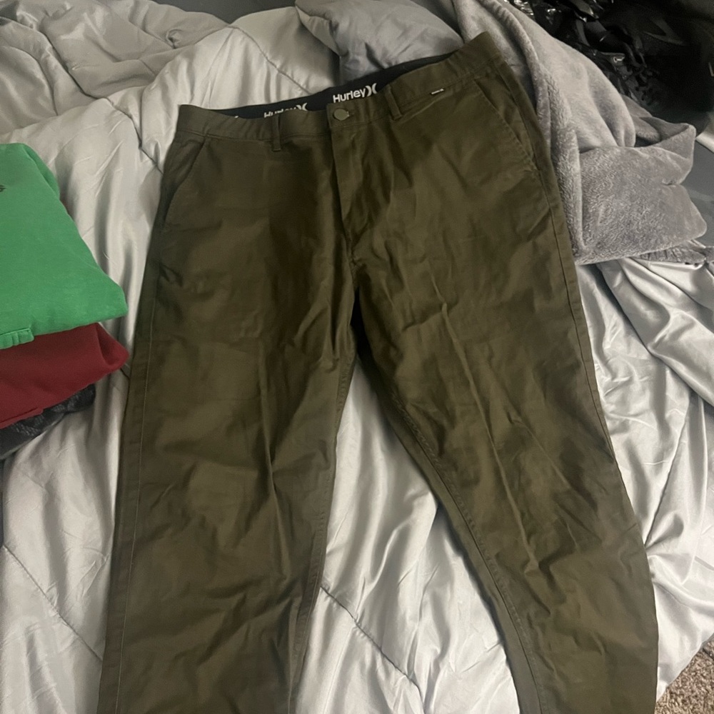 Hurley Twill Cotton Pants Waist 36